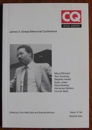 Critical Quarterly, Volume 45, Number 4, Winter 2003
 Image