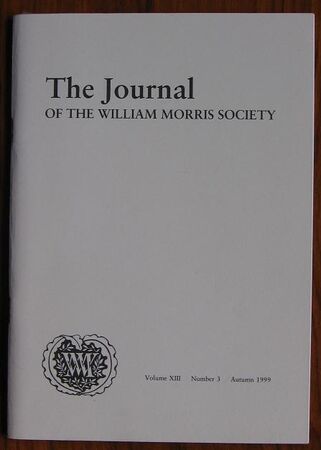 The Journal of the William Morris Society Volume XIII Number 3 Autumn 1999
 Image