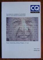 Critical Quarterly, Volume 49, Number 1, Spring 2007
