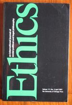Ethics Volume 111 No. 3 April 2001
