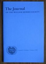 The Journal of the William Morris Society Volume V Number 3 Summer 1983
