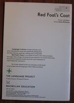 Red Foal’s Coat (Language in Action)
 Additional Image