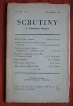Scrutiny, A Quarterly Review: Vol. XIV No 4 September, 1947
