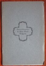 Patrixbourne:  Five Country Poems
