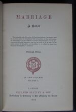 Marriage, two volumes complete
 Additional Image
