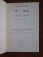 Xenophon's Anabasis, Book I
 Additional Image