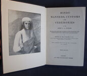 Hindu Manners, Customs and Ceremonies
 Additional Image