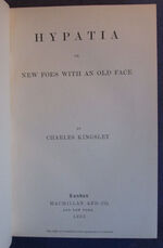 Hypatia, or New Foes with an Old Face
 Additional Image