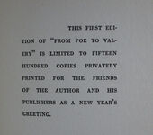 From Poe to Valery
 Additional Image