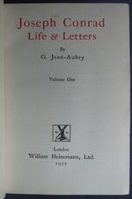 Joseph Conrad, Life and Letters, Two Volumes
 Additional Image