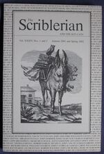 The Scriblerian and the Kit-Cats Vol. XXXIV, Nos 1 and 2, Autumn 2001 and Spring 2002

