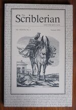 The Scriblerian and the Kit-Cats Vol. XXXVII,  No. 1, Autumn 2004
