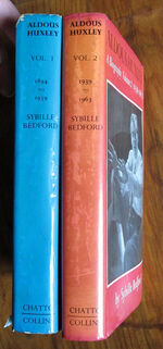 Aldous Huxley: A Biography, Volume 1 1894-1939 & Volume 2 1939-1963
 Additional Image