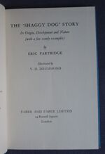 The 'Shaggy Dog' Story : Its Origin, Development and Nature (with a few seemly examples)
 Additional Image
