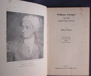 William Cowper and the Eighteenth Century
 Additional Image