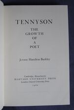 Tennyson: The Growth of a Poet
 Additional Image