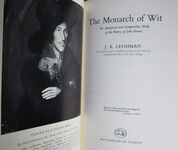 The Monarch of Wit: An Analytical and Comparative Study of the Poetry of John Donne
 Additional Image