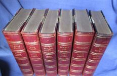 The Romany Rye, Lavengro, The Bible in Spain, The Zincali, Wild Wales and Romano Lavo-Lil - 6 volume set in half leather
 Additional Image