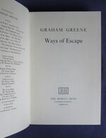 Ways of Escape
 Additional Image