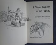 A Show Jumper in the Family
 Additional Image