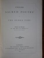 English Sacred Poetry of the Olden Time
 Additional Image