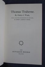 Thomas Traherne
 Additional Image