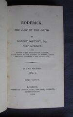 Roderick, the Last of the Goths in two volumes
 Additional Image