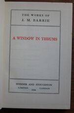 A Window in Thrums
 Additional Image