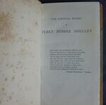 The Poetical Works of Percy Bysshe Shelley
 Additional Image