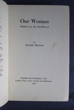 Our Women: Chapters on the the Sex-Discord
 Additional Image