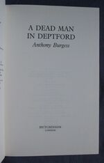 A Dead Man in Deptford
 Additional Image