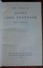 The Works of Alfred Tennyson
 Additional Image