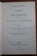 The Seasons and The Castle of Indolence
 Additional Image