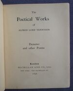 Demeter and Other Poems
 Additional Image