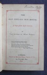 The Old Chelsea Bun-House: A Tale of the Last Century
 Additional Image