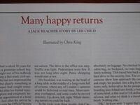 The Spectator 16-30 December 2023 Christmas Special with exclusive Jack Reacher story, Many Happy Returns
 Additional Image