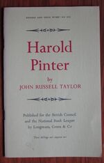 Harold Pinter
