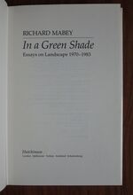 In a Green Shade: Essays on Landscape 1970-1983
 Additional Image