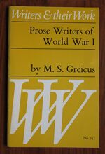 Prose Writers of World War I
