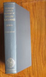 The Concise Oxford Dictionary of English Place Names 4th Edition
