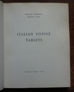 Italian Votive Tablets
 Additional Image