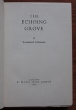 The Echoing Grove
 Additional Image