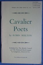 Cavalier Poets - Thomas Carew, Sir John Suckling, Richard Lovelace, Edmund Waller
