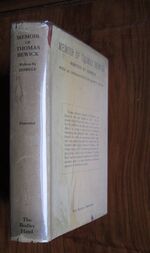 Memoir of Thomas Bewick: Written By Himself 1822-1828
 Additional Image