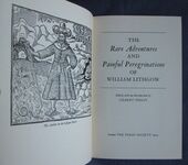 The Rare Adventures and Painful Peregrinations of William Lithgow
 Additional Image