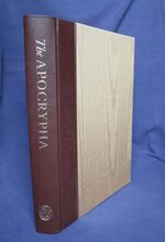 The Apocrypha: Translated out of the Greek and Latin Tongues, Being the Version Set Forth AD 1611, Compared with The Most Ancient Authorities and Revised AD 1894
 Additional Image