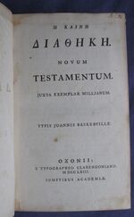 Novum Testamentum
 Additional Image