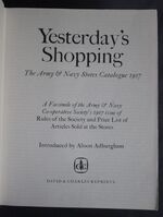 Yesterday's Shopping: Army and Navy Stores Catalogue, 1907
 Additional Image