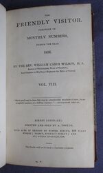 The Friendly Visitor Vol. VII and Vol. VIII Published in Monthly Numbers during the year 1825 and 1826 - Two volumes
 Additional Image