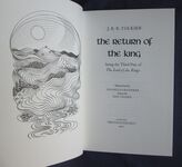 The Lord of The Rings: The Fellowship of the Ring, The Two Towers, and The Return of the King - three volume box set
 Additional Image